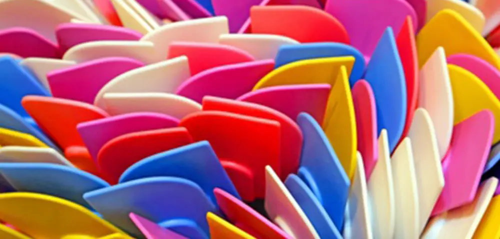 Componenti in silicone platinico colorato